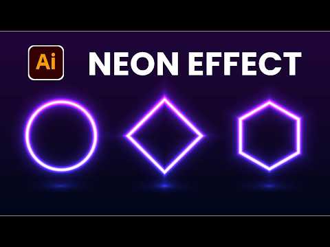 How to Create a Neon Glow Effect in Adobe Illustrator