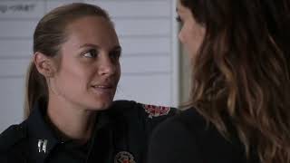 Maya And Carina Kiss Scene  Station 19 3x07