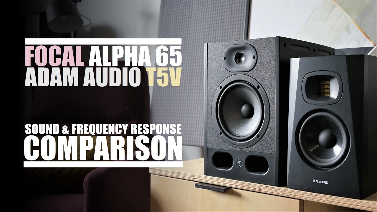 Focal Alpha 65 Vs Adam Audio T5V Sound Frequency Response focal-alpha-65-vs-adam-audio-t5v-sound-frequency-response