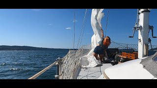 Hank On Sail Struggles, More Wind Storms, And No Sleep On The Boat!