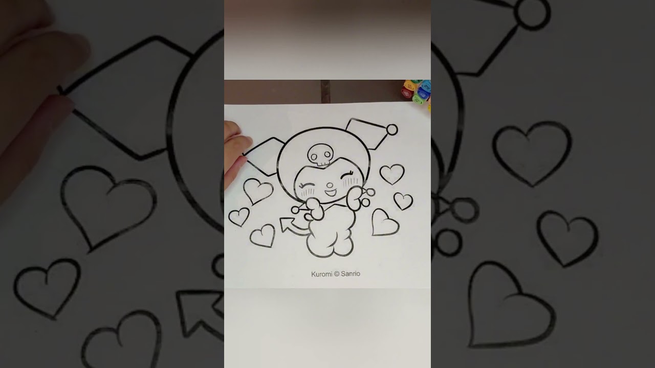 ASMR Coloring Kuromi|Full video on channel 🖌️