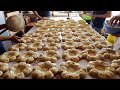 장인의 손길로 만들어 지는 우즈벡 전통 문양 빵, 꽃빵, 리뽀쉬까 | Traditional Uzbek Butter Twisted Bread | Uzbek Street food