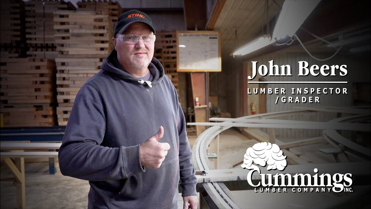 John Beers Lumber Inspector / Grader Cummings Lumber YouTube