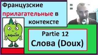 Французские прилагательные в контексте - Partie 12 - Слова (Doux/douce)