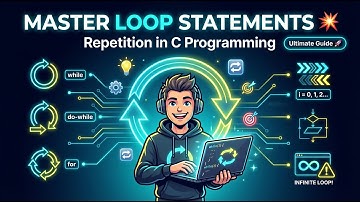 Mastering Loop Control Statements in C | while, do-while, and for Explained
