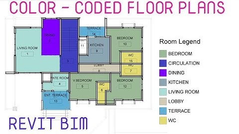 Color - Coded Floor Plans In Revit | Odd City Architecture