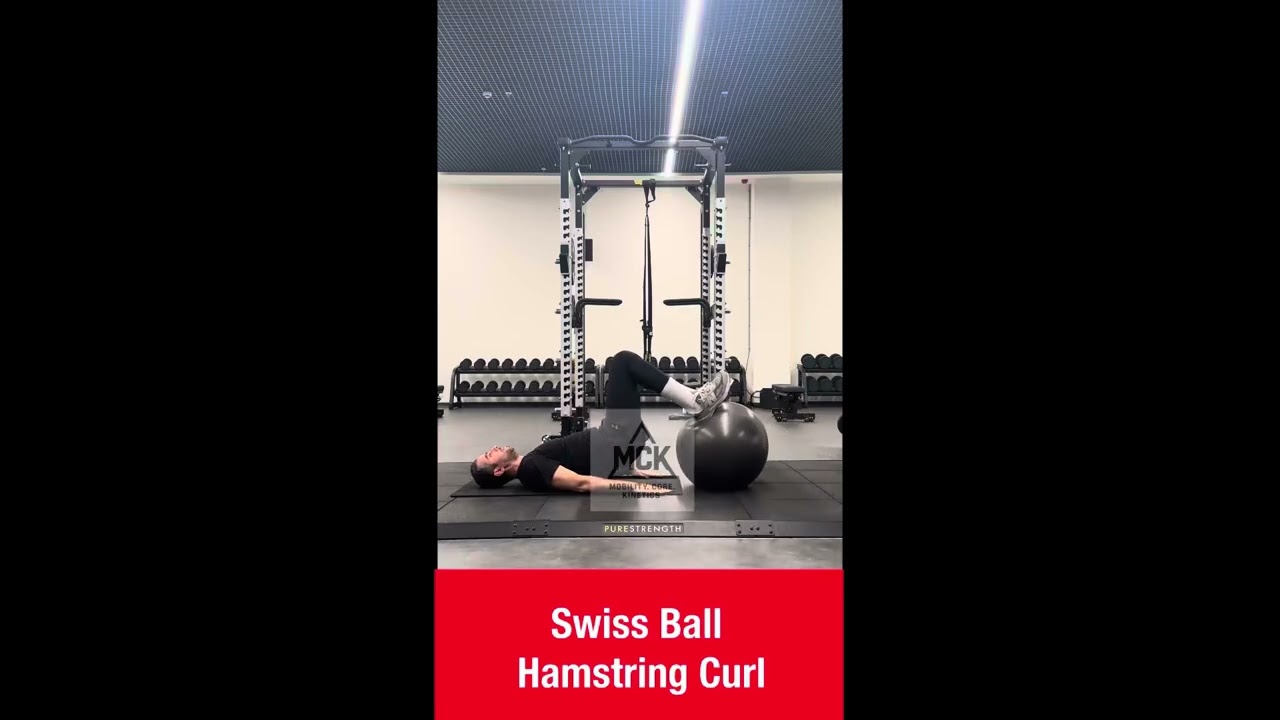 Swiss Ball Hamstring Curl