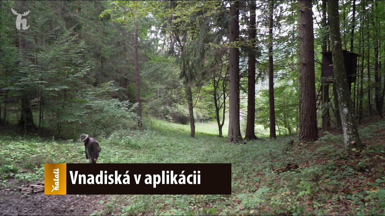 Aplikácia na vnadiská zveri