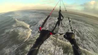 Flysurfer Cronix und Flysplit M Kiteloop und Freestyle Video