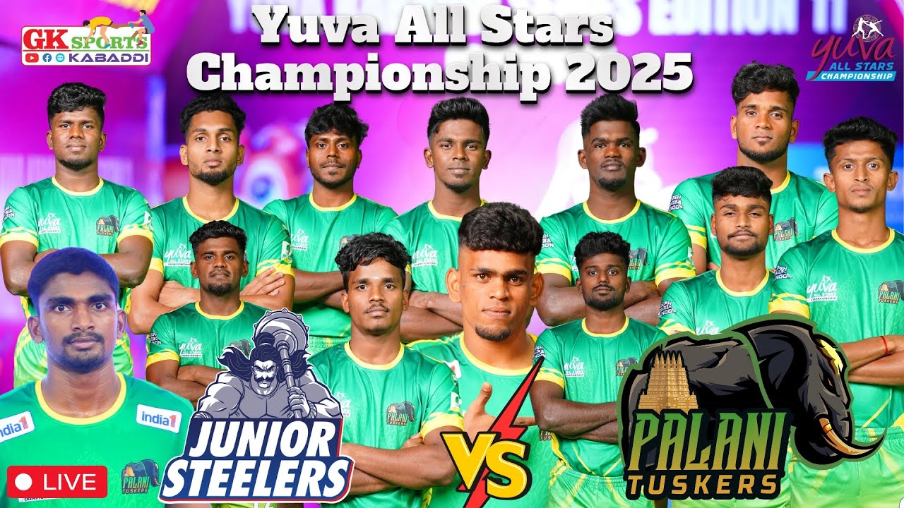 Palani Tuskers vs Junior Steelers | Yuva Kabaddi All Stars Championship 2025 Haridwar | Match 75