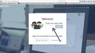 Getting Started with Desmos Classroom Activities
