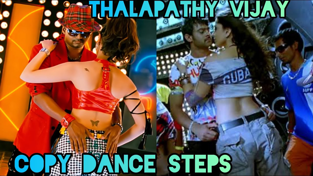 Thalapathy Vijay dance copy steps troll🤣😜 - YouTube