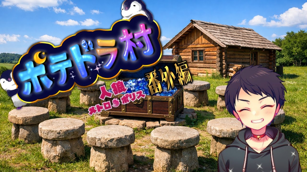 【人狼メトロポリス】ポテドラ村スタンダード13やってきます【人外センサー】
