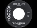 1958 HITS ARCHIVE: Book Of Love - Monotones 1958 HITS ARCHIVE: Book Of Love - Monotones
