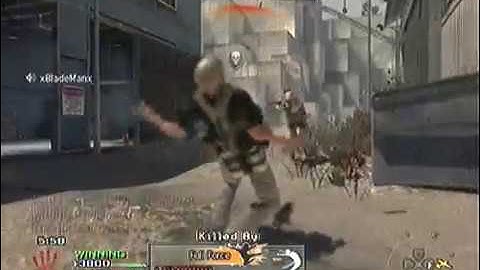 MW2 TDM on Quarry with hackers (27 to 9) AC-130