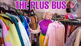 Come Shopping with me at The Plus Bus in LA *all plus size store*  Size 16/18 Try on Fashion Haul