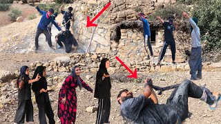 😱 Brutal Attack on the Hut! Sajad Is Beaten Unconscious Saving the Girls 💔🔥