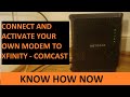 Connect and Activate Your Own Cable Modem to Xfinity Comcast