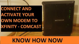 Connect and Activate Your Own Cable Modem to Xfinity Comcast screenshot 5