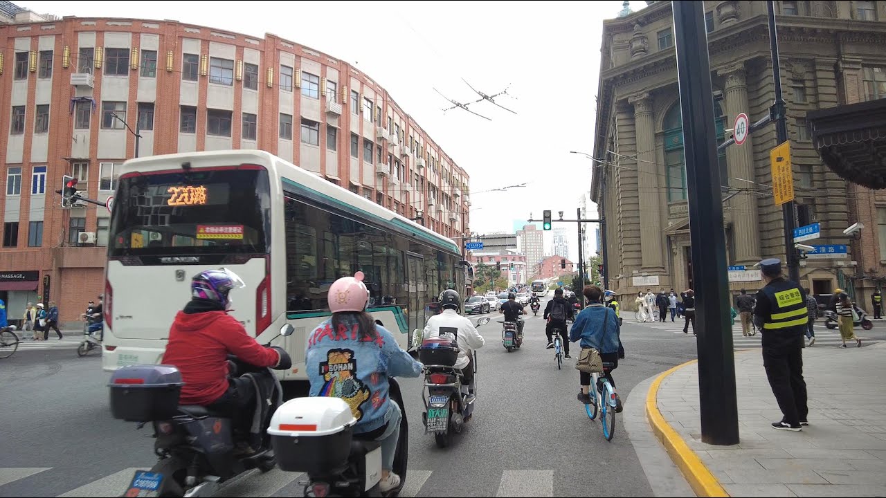 Beijing, China | huangpu-Straße | POV-Fahrt 4K