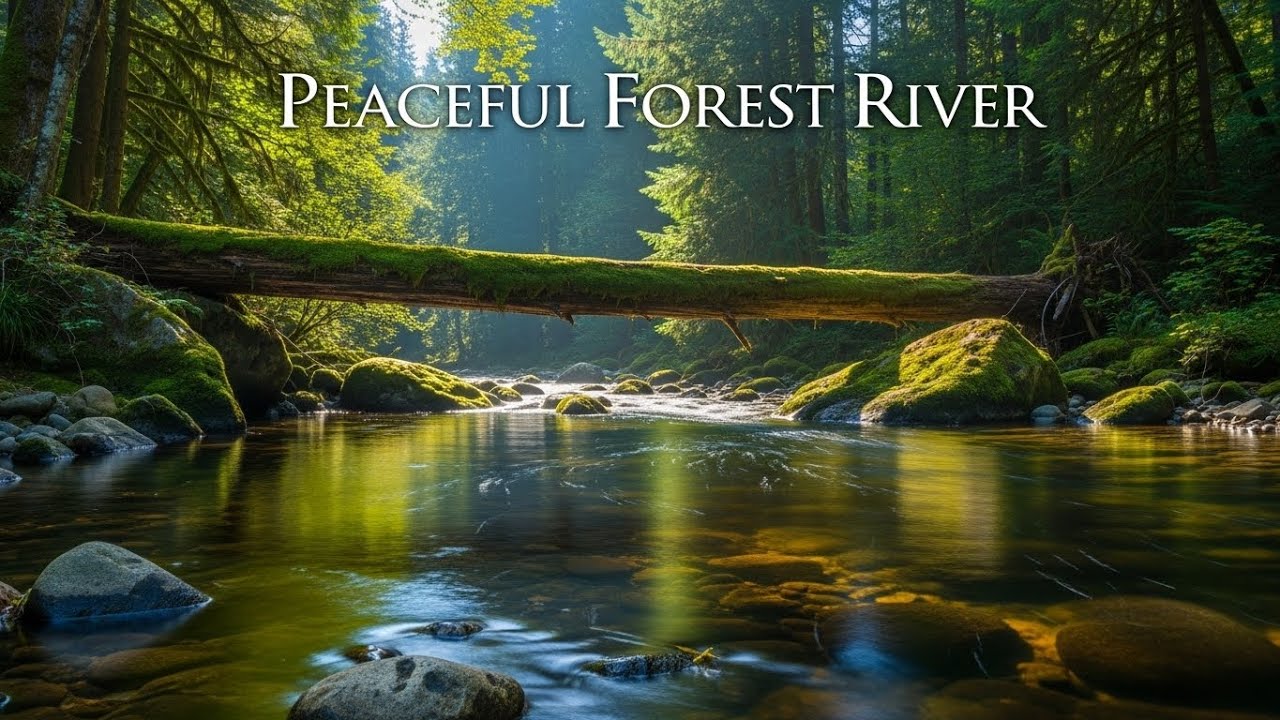 Peaceful River Flow 🌿 Calm Natural Ambience for Focus, Study, and Deep Rest 
