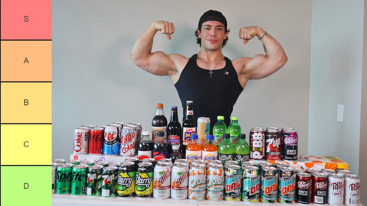 Bodybuilder Ranks Every Diet Soda (tier list)