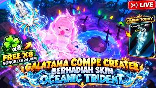 🔴 LIVE FISH IT ROBLOX - GALATAMA CREATER BERHADIAH TRIDENT OCEANIC FREE X8 #allfake