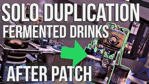 Fallout 76 Fermented Solo Duplication Glitch After Patch Dupe Nukashine