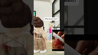😱😱SHE WAS BORN WITH GREEN HAIR PART2 😱😱 #roblox #shorts