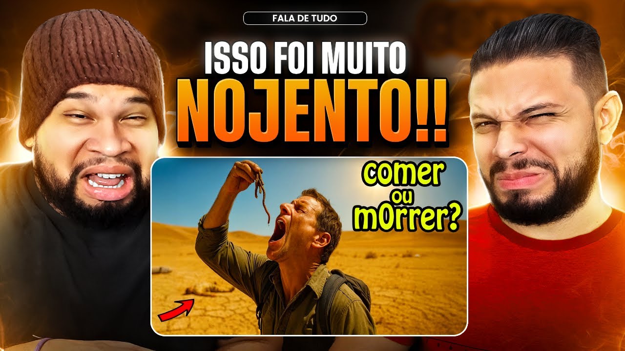 Faria isso? Técnicas de Sobrevivência Mais Insanas (e Nojentas) que pode salvar a sua VIDA (REACT)