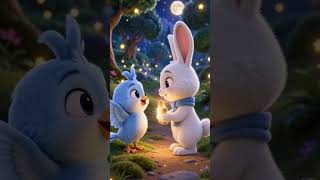 Bunny Finds the Lost Star ⭐🐰 | Magical Kids Cartoon | #shorts   #kidscartoon  #kidsanimation