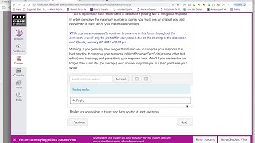 How to reply in a discussion thread on Canvas -