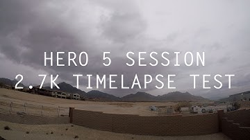 GOPRO HERO 5 SESSION TIME LAPSE VIDEO TEST