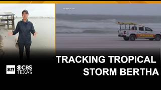 Tracking Tropical Storm Bertha as its expected to make landfall in Louisiana