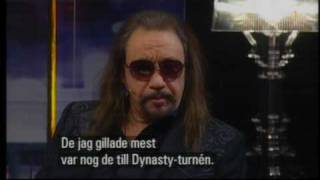Ace Frehley, KISS, being interviewed on Swedish Television, december 5, 2009!
