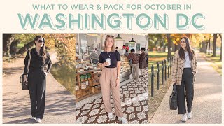 What to Wear and Pack for Washington DC in October