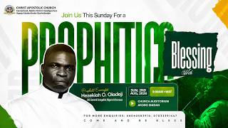 Prophetic Blessing Sunday With Prophet Hezekiah O. Oladeji || Prophet Hezekiah Live