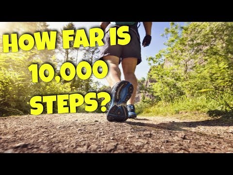 HOW FAR DO YOU HAVE TO WALK TO ACHIEVE 10,000 STEPS?