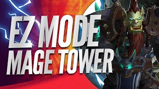 HOW TO BEAT THE NEW MAGE TOWER EZMODE - BLOOD DK