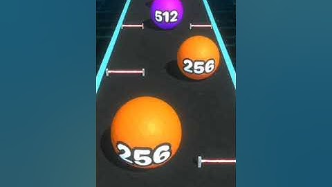 Best Mobile Game -  Ball Run 2048  Gameplay walktrough android iOS