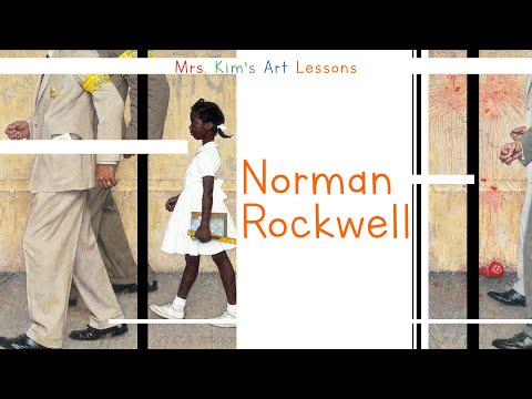Mrs. Kim&rsquo;s Art Lesson on Norman Rockwell + FREE ACTIVITY
