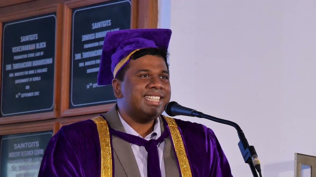 Dr. Shasi Anand Sridharan | Address by Chief Guest | Saintgits Convocation Ceremony |  Batch of 2025