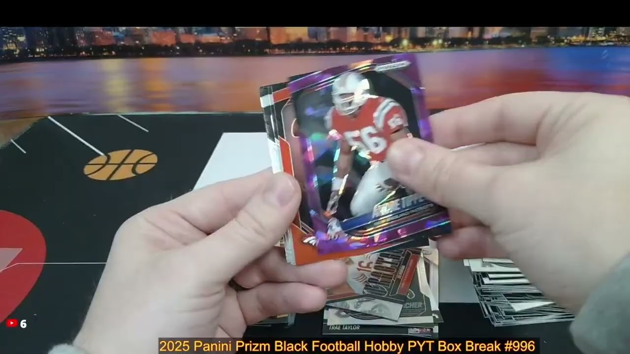 4-4-26 2025 Panini Prizm Black Football Hobby PYT Box Break #996 - 3 AUTO BREAK!