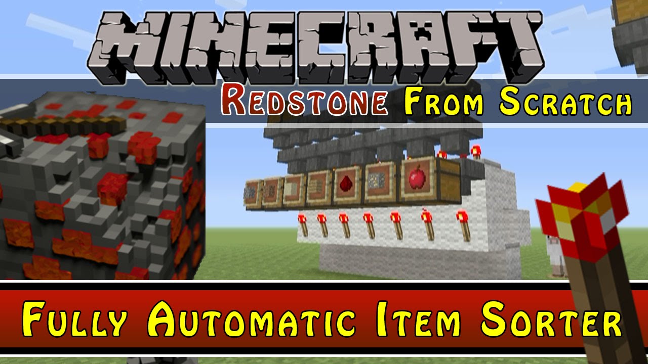 Minecraft :: Fully Automatic Item Sorter Xbox, Playstation 