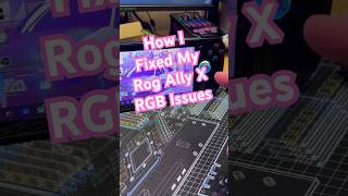 Rog Ally X RGB Issue Fix - Rgb stopped working ? #rogally #rogallyx