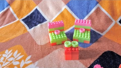 Satisfying With Unboxing Building Blocks Sofa | Tiny Cute Blocks Sofa Set Toys Review