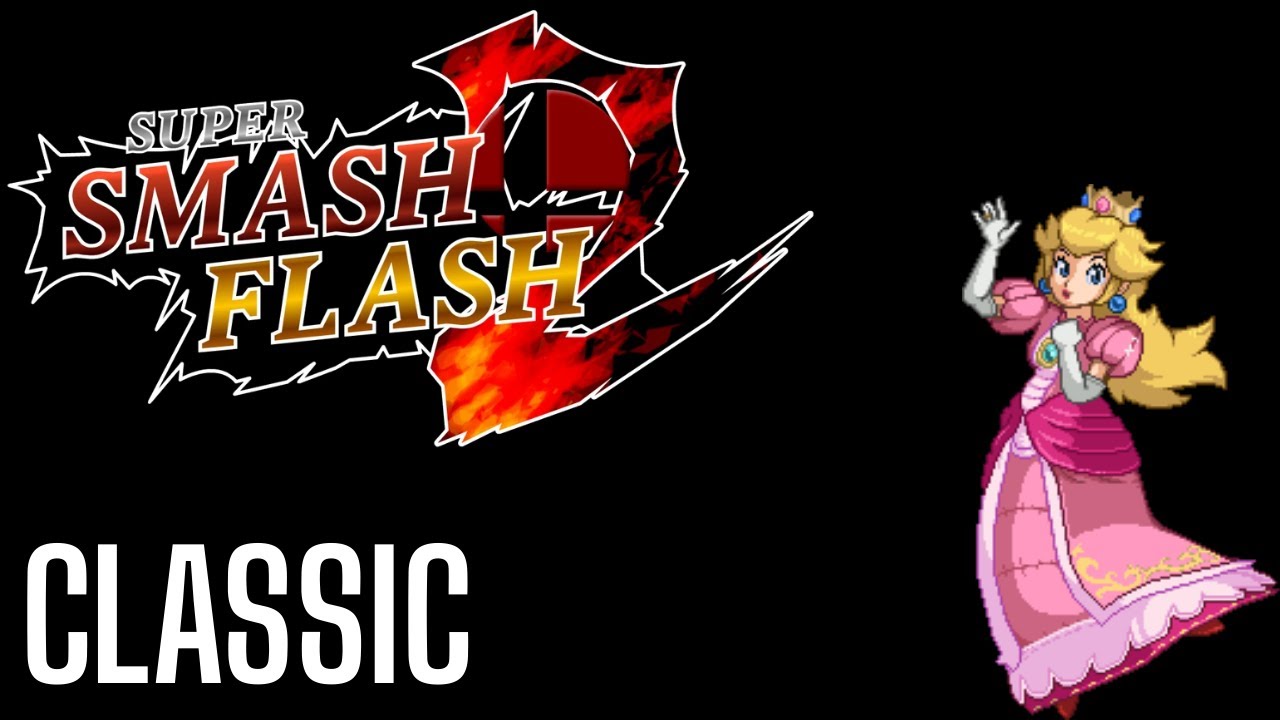 Super Smash Flash 2 (v1.4.0.1) - Classic Mode - Peach