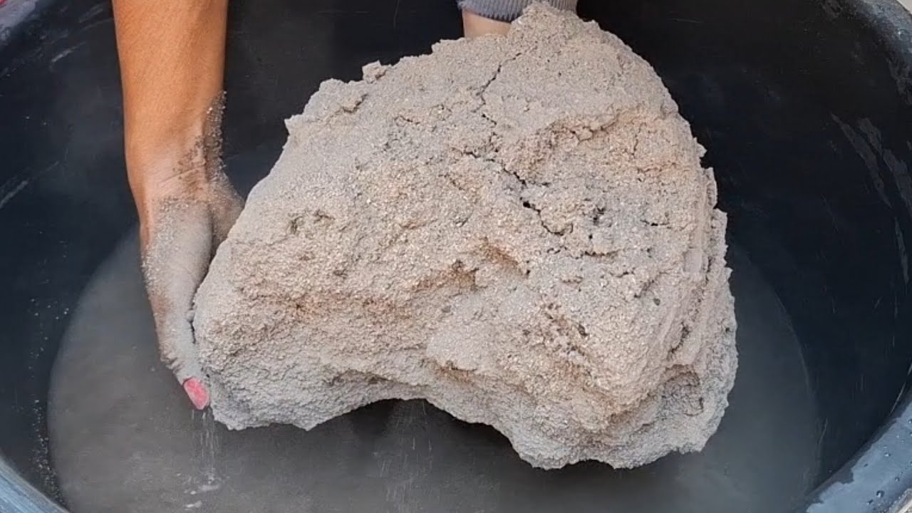 Black Sand Cement || Huge Chunks || Dusty Chunks || Sleepaid 