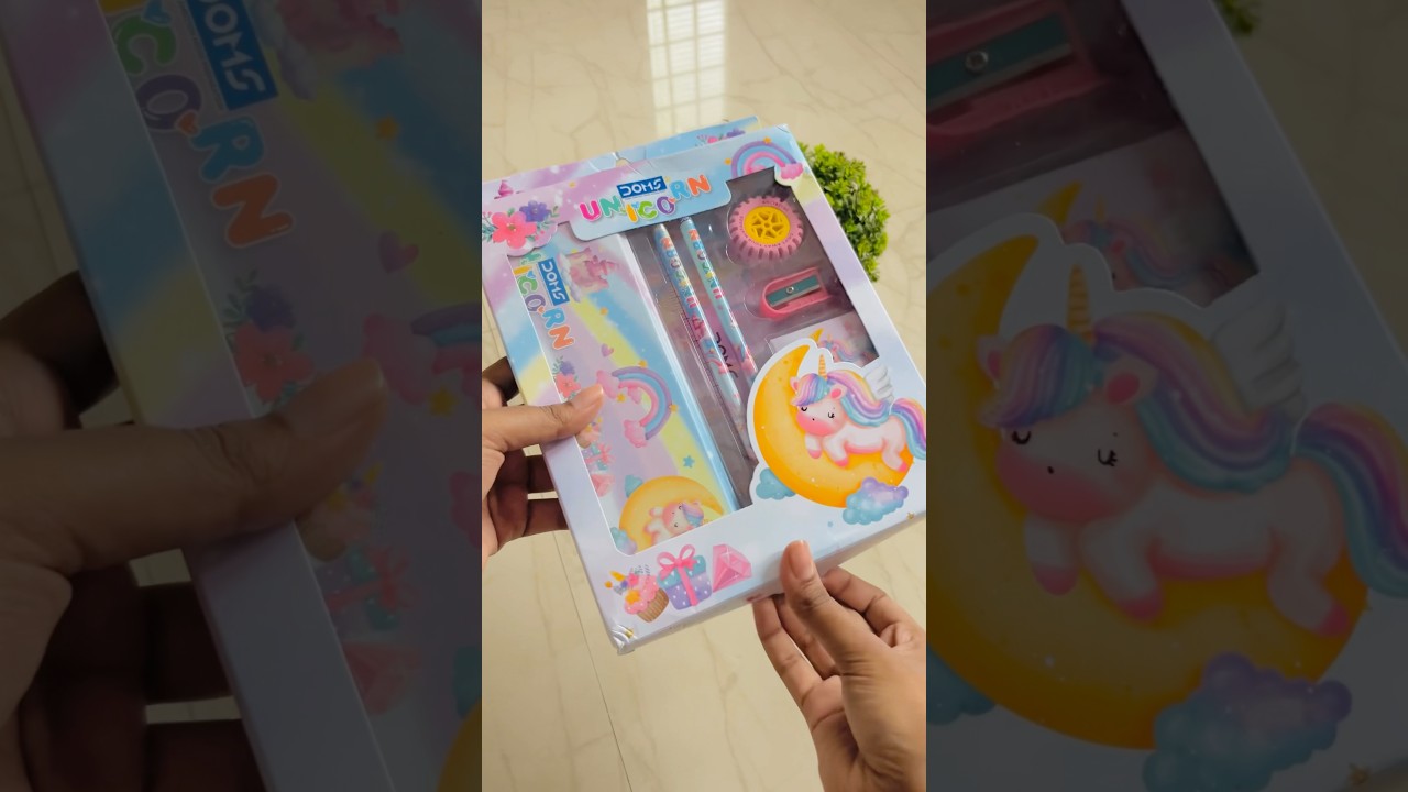 DOMS പെട്ടി പൊട്ടിക്കാം💜🌸 |Journalkiddo| #diy #doms #giveaway