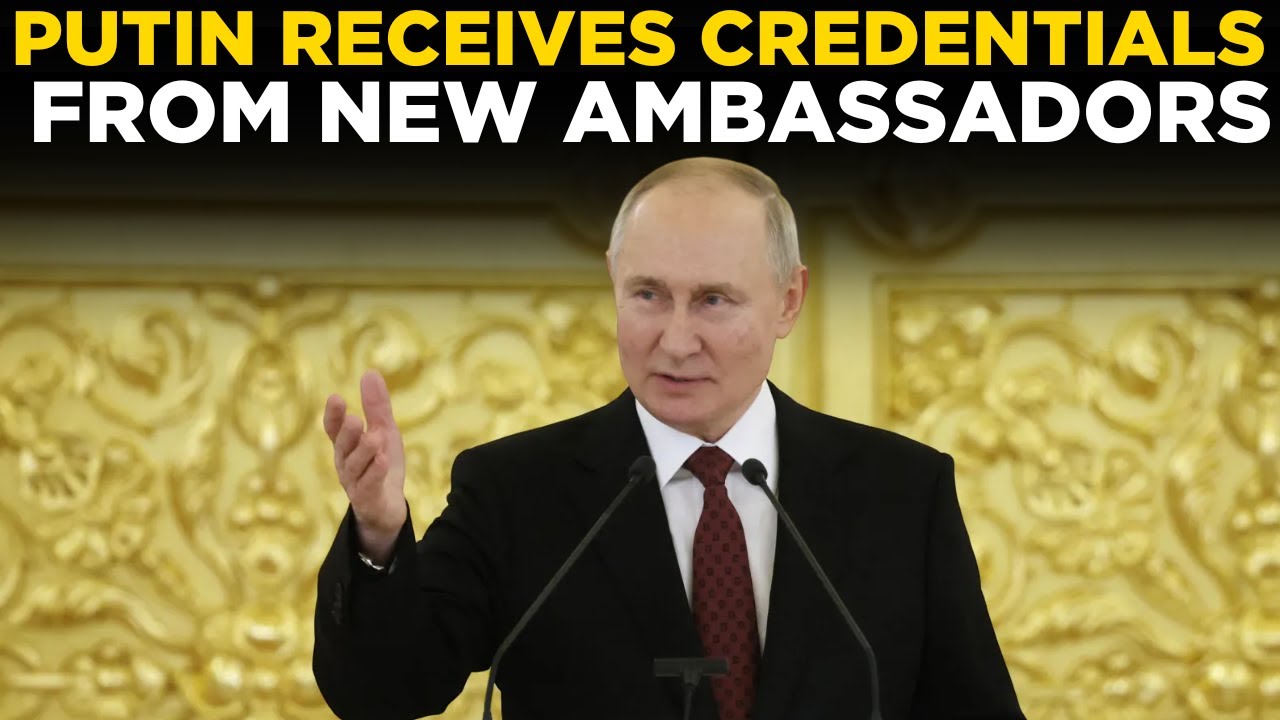 LIVE: Russian President Receives Credentials from Diplomats Representing Multiple Countries